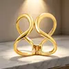 Pulsera Abierta Irregular Retorcida Estilo Ins Aleación de Zinc Chapado en Oro Pulsera Geométrica Aerodinámica Sensación Nicho de Alta Gama para Mujeres