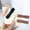 Estilo Japonés y Coreano Pinza para el Cabello de Lazo Simple Versátil Clip para Flequillo Elegante Clip Lateral Color Curry Popular en Internet Accesorios para el Cabello para Mujeres