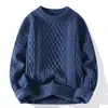 Suéter tejido de talla grande talla europea más vendido transfronterizo para hombre y mujer otoño e invierno cuello redondo cuello alto con terciopelo interior color liso capa base venta al por mayor de fábrica