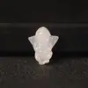Piedra Ágata Calcedonia Blanco Hielo Buda Guanyin Pixiu Colgante de Paz, Candado de los Deseos, Hoja, Calabaza, Loto, Colgante Bolsa de la Suerte