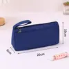 Estuche Sencillo de Gran Capacidad Color Sólido Estuche de Lápices de Gama Alta Estuche para Estudiantes Resistente a Manchas Bolsas para Lápices Personalizadas al por Mayor