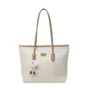 Bolso de Mano de Moda para Mujer Bolso Tote para Mujer Bolso de Hombro Versátil Primavera y Verano Nuevo para Estudiantes Viajes Diarios Bolso Tote Texturizado de Mano