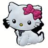 Sanrio Acessórios Crocs Conjunto de Fivelas de Sapato Desenho Animado Kt Cat Cola Macia Removível Flor de Sapato Acessórios de Decoração DIY