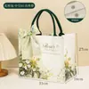 Bolsa de Lona Personalizada con Diseño Impreso, Bolsa de Compras Ecológica, Bolsa de Lona, Bolsa Impresa Multicolor, Bolso de Mano Publicitario Cultural y Creativo, Hecho a Medida