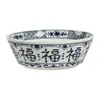 Novo Conjunto de Louça de Cerâmica Estilo Chinês para Jantar de Reunião para Uso Doméstico, Tigelas e Pratos Atacado, Tigelas Grandes, Pratos de Jantar Redondos, Tigelas e Pratos para Sopa