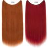 Peruca de comércio exterior europeia e americana linha de pesca feminina cortina de cabelo longo cabelo liso natural sem costura fabricantes de adesivo de cabelo manchar peruca de fibra química