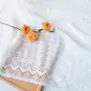 Tela de Cortina Blanca con Adorno de Encaje de Malla Fondo para Fotografía de Bodas Falda para Mesa de Comedor Tela para Ropa