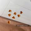 Celebridades da Internet Broca de Pilha Joias de Arte de Unhas em Forma de Coração Alienígena Cristal Maillard Broca de Pilha Bola Vestuário de Armadura Acessórios