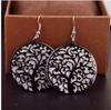 Nuevos Aretes de Moda de Venta Caliente, Elementos Populares, Aretes Esmerilados de Árbol Hueco para Mujer Fabricante Mayorista