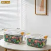 Caja de Almacenamiento de Plástico BNBS para el Hogar con Tapa abatible para Juguetes Infantiles y Artículos Varios, Caja Transparente para Almacenamiento de Objetos Pequeños