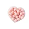 Cuentas Redondas de Color Sólido Acrílico para Niños DIY Hecho a Mano Material para Abalorios Cuentas de Color Primavera Cuentas de Color Caramelo Cuentas Dispersas Venta al por Mayor