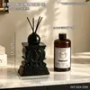 Ornamento Difusor de Aroma Sem Chama com Padrão Floral Embossado Retrô Difusor de Rattan Sala de Estar Quarto Mesa de Trabalho Fragrância Peculiar Decoração de Estofados