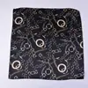 Bufanda Cuadrada de Satén Nueva Moda Otoño Estilo Coreano Versátil Bufanda Cuadrada Profesional Accesorios para Bolsos Bufanda de Seda Estampada