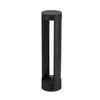 Lámpara de césped exterior impermeable césped farol de calle pequeño jardín decoración de paisaje suelo barro redondo aluminio lámparas de iluminación
