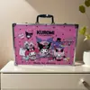 145 Caja de Aluminio de Doble Capa Plumas de Acuarela Set Infantil Herramientas de Pintura Caja de Regalo para Pintar Pintura Artística Juego Completo Lujo