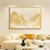 Rizhao Golden Mountain Restaurant Sala de Estar Mural de Pared Pintura Decorativa de Pared de Fondo para Sofá de Sala de Estar Moderna y Sencilla Mural de Entrada al Pasillo
