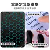 Mouse Pad Gamer Resistente a Arranhões em Favo de Mel, Tamanho Grande, Borda Reforçada, Base Antiderrapante para Mesa, Pad para Teclado Gamer de Escritório, Apoio de Pulso Personalizável