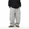 Calça de moletom estilo japonês para meninos, nova coleção outono 2026, calça reta para meninos, calça solta e casual para bebês, moderna