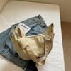 Bolsa de Lona Popular deste Ano para Mulheres 2025 Outono Nova Bolsa Transversal Casual para o Trabalho Grande Capacidade Bolsa de Ombro