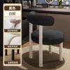 Respaldo de Silla Estilo Crema, Lujo Accesible y Sensación de Gama Alta, Taburete Especial para Tocador de Dormitorio Principal, Silla para Manicura y Maquillaje en Dormitorio de Niñas