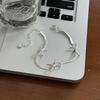 Pulsera de Cuentas Redondas Círculo de Nicho para Mujer, Estilo Queso Triangular Simple, Sensación Minimalista Única de Alta Gama, Joyería Más Vendida