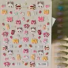 Pegatinas de Uñas Artísticas para Muñecas Sp de Celebridades de Internet, Pegatinas en Relieve 3D Modernas para Lente de Teléfono de Muñeca Juguete, Accesorios Modelo Yl