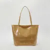Nuevo 2025 Exquisito de Gama Alta Estilo Dopamina de Alto Valor Fresco Gran Capacidad Moderno Transparente Papel Tyvek Bolso de Mano