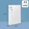 Páginas insertables transparentes para carpetas de documentos, libro de almacenamiento clasificado engrosado impermeable multicapa A5 para informes de examen de embarazo y formularios de examen