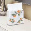 Estante de Acrílico para Almacenamiento de Servilletas Estilo Transparente Caja de Servilletas para Mesa de Comedor Restaurante Occidental Caja de Servilletas Vertical Venta al por Mayor Transfronteriza