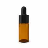 Frascos transparentes com tampa de rosca 5ml 10ml para essência de skincare, embalagem de pequena capacidade, em estoque, suporte de atacado do fabricante