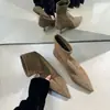 Botines Elegantes de Tacón Fino Forrados de Felpa para Otoño/Invierno 2026, Tipo Calcetín Elásticos, Adelgazantes, Tacón de Gatito, Punta Fina, Botines Cortos de Terciopelo para Mujer