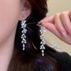 Brincos Super Fada Borboleta Zircônia Laço Borla Design Nicho Feminino Brincos Nicho Elfo Elegantes Brincos Longos