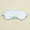 Máscara de Ojos de Seda Artificial de Doble Cara para Aliviar la Fatiga, Máscara de Ojos para Dormir la Siesta, Máscara de Ojos para Oficina que Bloquea la Luz y No Presiona los Ojos, Seda Artificial