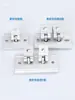 Accesorios para Tendedero Ajustable de Manivela Conector de Esquina Polea Balcón Aleación de Aluminio Rodamiento Engrosado Rueda Giratoria Universal
