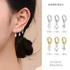 Aretes Ear Cuff de Plata de Ley S925 con Circonita en Forma de Gota de Agua y Diamante Marquise, Simples, Modernos, de Nicho, Lujo Ligero, Aros y Cierres de Oreja con Diamante en Forma de Cometa
