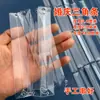 Tira Triangular Longa de Acrílico de 15cm Barra de Gelo para Casamento Decoração de Teto de Casamento Cordão de Contas Acessórios de Iluminação de Cristal DIY