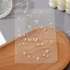 Hermosos Pegatinas para Uñas con Letras Bronceadas Smiley Mariposa Estilo Japonés Pegatinas para Uñas con Fuegos Artificiales Plateados Bronceados Accesorios para Uñas