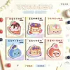 Notas adhesivas de dibujos animados con forma de postre creativo, notas adhesivas de forma especial para decoración de agenda de estudiante, papelería creativa, notas adhesivas reutilizables