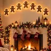 Regalo de reno de madera navideño transfronterizo nuevo, regalo de Año Nuevo, reno copo de nieve decorativo, decoración navideña