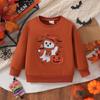 Sudadera Infantil Otoño e Invierno Estampado de Dibujos Animados Mangas Largas para Niños y Niñas Ropa Temática de Halloween Samgami Baby