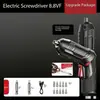 1 Juego de Destornillador Eléctrico Recargable Taladro de Mano con Diseño Ergonómico para Reparaciones Caseras y Proyectos de Bricolaje Herramienta Eficiente y Portátil para el Uso Diario