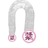 Dragão de Duas Cabeças Colorido Dançante Dildo de Duas Cabeças para Mulheres, Dildo Manual Longo Realista, Masturbador Feminino, Brinquedo Sexual Adulto