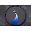 Directo de fábrica loto de jade blanco de doble cara flujo gradual Su Sui espiga colgante hebilla de seguridad precio grande excelentes accesorios de colgante