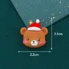 Serie de Carnaval Navideño Infantil de Dibujos Animados Pegamento de Crema para Manualidades Funda Casera para Teléfono Móvil Pasador Diadema Joyería Accesorios de Resina