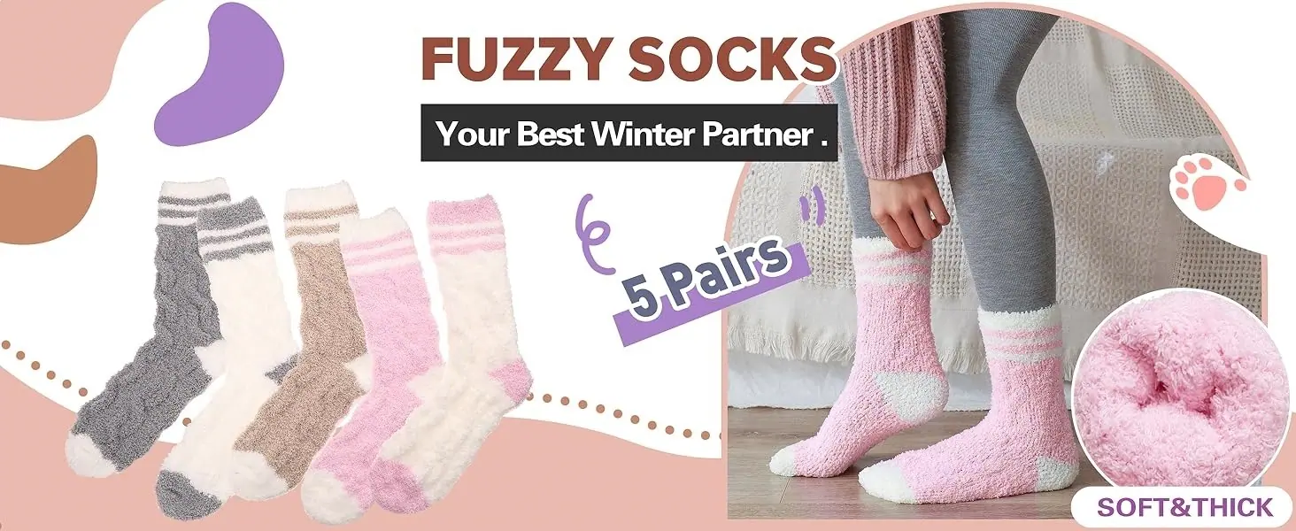 fuzzy socks