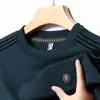 2025 Nueva Camiseta Sudadera Otoño Papá Cuello Redondo Jersey Ropa para Hombre Informal y Cómoda Sudadera Base para Hombre Ropa para Hombre
