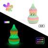 Impresión 3D de calabaza giratoria con música para empujar, descompresión de ocio, juguetes creativos para niños y adultos, adornos giratorios para puestos
