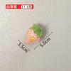 Imán de nevera de simulación de frutas y verduras de PVC Mini Fresa Sandía Manzana Cereza Lichi Piña imán de nevera