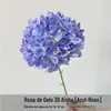 Flor de Casamento Azul Celeste Flor Artificial Atacado Buquê Azul Claro Decoração Salão de Casamento Flor Base Guia de Passarela Palco Flor Artificial