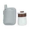 Bolsa de almacenamiento para juego de té de eva de Source Factory, bolsa para juego de té de Kung Fu, bolsa para viaje al aire libre, bolsa para té con nudo